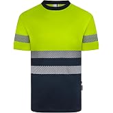 Velilla 305633; Recycled Polyester T-shirt Bicolor Short Sleeve Segmented Tape