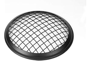 ‎ALCHEMY PARTS Alchemy Parts Motorrad Scheinwerfer Grill Abdeckung - Schwarz für Scrambler Projekt Maßgefertigt - 5.75 Inch
