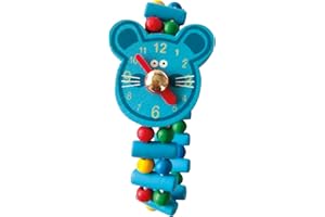 BINO & MERTENS Bino 9987140 Wooden Watch-Mouse, multicolor