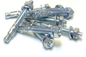 SCHRAUBENDEALER 50 Stk. Schwerlastanker Schwerlastdübel Keilanker Bolzenanker verzinkt (M10 x 120)