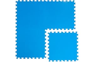 EYEPOWER 4 Große Matten: 1m² Poolunterlage - 50 x 50 x 1cm Dicke Poolmatte - Unterlage - Platten für Schutzmatte unter Pool Bodenmatte Outdoor