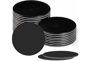 BOHUIZ 20 sztuk NFC Tags, 25 mm klejące naklejki NFC z nadpisywalnymi kartami Ntag215, kompatybilne z TagMo i Amiibo (czarny+biały)