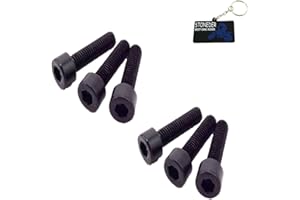 STONEDER Lot de 2 Ensembles en Aluminium Tirer Starter, vis de Fixation, boulons pour 47cc 49cc Moteur 2 Temps, pour Pocket Bike, Mini, pour ATV, Quad 4 Roues motrices, minimoto