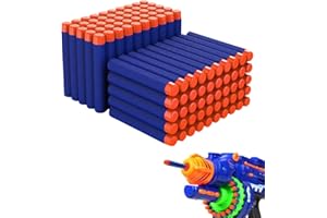 JSKWIKE 100 Pcs Darts Pfeile Bullets für Nerf Elite Blasters Pfeile für Spielzeugpistole Refill Darts Foam geeignet für Nerf N-Strike Nachfüllpack Refill Bullets für Kinder