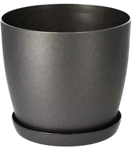 Stewart Blumentopf 20,3 Cm – Grün, Mit Drainagelöchern, Hochglanz