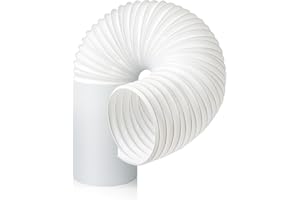LTZGO 200CM Tubo Climatizzatore Portatile Flessibile In PP, 15cm (5.9Pollici) Diametro Tubo di Scarico - Kit di ricambio per de de Repuesto, de de conversión