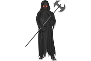 amscan (PKT) (9904730) Child Glaring Reaper Costume (8-10yr) - bay