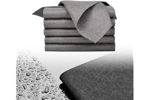 HOIDOKLY Paño de Limpieza mágica Espesa, Tela de Limpieza de Microfibra Reutilizable. Paño sin Pelusa para casa, Ventana, Vidrio Espejo y automóviles. (30" × 40") (5)