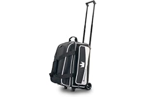Brunswick Zone Double Roller Bowling Bag - White