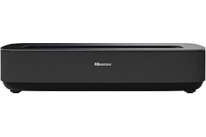 Hisense PL2 - Proyector Laser UHD 4K Smart TV de Tiro Corto, de 80 a 150 Pulgadas, 2400 lumenes, HDR10, Contraste Nativo 3000:1, Dolby Vision, Dolby Atmos, Smooth Motion, Mando Solar
