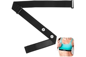 HotoPink Heart Rate Monitor Chest Replacement Strap, Adjustable HR Sensor Soft Replacement Chest Strap Compatible with Equipment Wahoo Garmin Polar