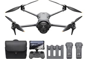 Pack para Creadores DJI Mavic 4 Pro 512 GB con DJI RC Pro 2, dron tricámara insignia con cámara Hasselblad de 100 MP y sensor CMOS 4/3, 51 min de tiempo de vuelo, tres baterías, centro de carga