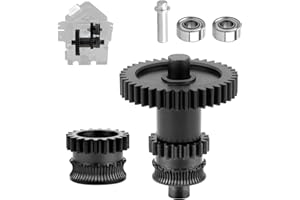 XIRBBO Kobra 2 Extruder Gear 3D Printer Nano Coated Extruder Gear, Dual-Geared Direct Drive Extruder Kit for Anycubic Kobra 2, Kobra 2 Pro, Kobra 2 Plus, Kobra 2 Max FDM 3D Printers