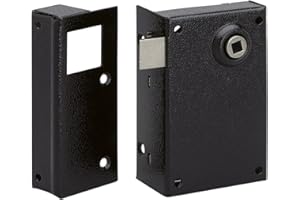 Metalux - METALUX Série 539 Gauche - Serrure en applique sans condamnation 70x110mm Carré de 7 Porte de jardin Portail Porte extérieur