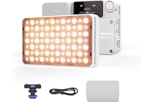 APUTURE Amaran Ace 25 x dwukolorowe światło LED, 32 W, światło wideo on-Camera, 2700K-6500K, 6320 luksów przy 0,5 m, szybkie ładowanie USB-C, magnetyczne mocowanie, 9 efektów świetlnych, bezprzewodowe