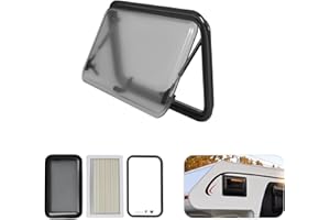 BJTDLLX Wohnmobilfenster Ausstellfenster 700x400mm Wohnwagen Fenster Ausstellfenster Camper, RV Wohnmobil Fenster inkl. Verdunklung Seitenfenster Camper, RV Klappfenster Externes Push Fenster
