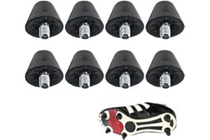 SULIUDAJI Tacos para Botas de Fútbol,8 tacos de repuesto para botas de fútbol, con llave de tacos, de metal,13 mm tachuelas para fútbol, tacos de fútbol de nailon, para niños y adultos