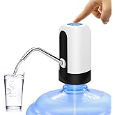 MJIYA 2,5 litre su sebili, Dağıtıcı De Agua para Botellon, evrensel su şişesi pompası, şalterli ve USB, kamp, mutfak, at&ouml;lye,