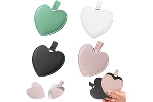 Eabdice 4 Pezzi Specchio Pieghevole Tascabile, Specchio Cosmetico, Specchio Tascabile, per Regali di Anniversario di Matrimonio di Compleanno