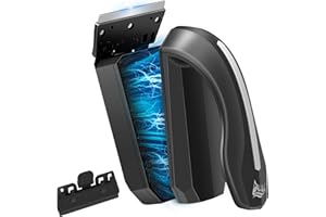 ‎AQQA AQQA Scheibenreiniger Aquarium, Upgrade Starke Aquarium Magnet Scheibenreiniger, Fish Tank Scheibenreiniger Alge Reinigungswerkzeug mit 2 Abnehmbarem Schabern für Fischglasbecken (L)