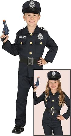 Costume da poliziotto agente di polizia americano bambino bambina, 10-12  anni : Amazon.it: Giochi e giocattoli