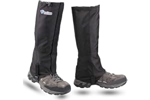 MAGARROW Outdoor wasserdichte Gamaschen Bein Gamaschen Erwachsene Schnee Gamaschen wasserdichte Schuhabdeckung für Wandern Klettern Wandern