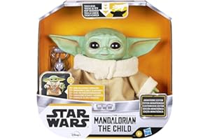Star Wars Yoda Grogu Mandalorian The Child Animatronic Edition con más de 25 Combinaciones de Sonido y Movimiento