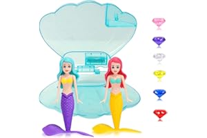 COSORO Giocattoli per immersioni subacquee sirena, accessori per la piscina, formazione di giochi di immersione, piccola sirena, accessori per feste, regali per ragazze, ragazzi e bambini (BluGer)