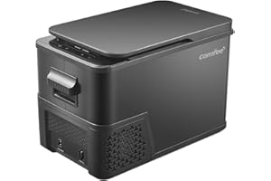Comfee RCP27DK3(E) 27L Kompressor-Kühlbox, 12V/230V Elektrischer Camping-Kühlschrank, -20℃ bis 20℃, 3 Einstellbare Stufen, 45dB Geräusch, Ideal für Auto, LKW, Strand, Picknick [Energieklasse E]