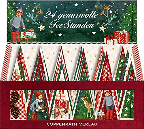 Preisvergleich Produktbild 24 Tannenbäumchen mit Teebeutel - 24 genussvolle TeeStunden