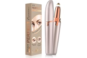 CELAKEETY Eyebrow Razor Rechargeable Eyebrow Trimmer Women: Electric Eyebrow Epilator Precision Eyebrow Trimmer Ladies, Painless Eyebrow Hair Remover for Women