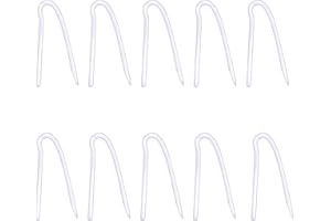 HIOSEYRE 10pcs Hearing Aid Tubes,Lightweight Hearing Aid Tubes NHS, Suitable for Most Hearing Aids Tubes, Flexible Hearing Aid Tubing Replacement Professional Hearing Aid Supplies for Seniors