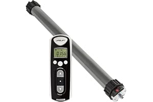 ‎JAROLIFT jarolift 1 x Elektronischer Funk-Rollladenmotor Rohrmotor TDEF 40/13 inkl. Funkhandsender Timer 4-Kanal TDRCT 04 mit integrierter Zeitschaltuhr