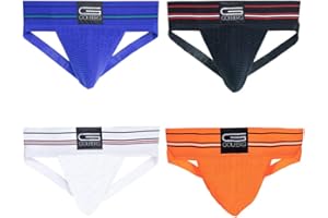 Golberg Athletic Supporters - Lot de 4 - Couleurs assorties - Ceinture profilée