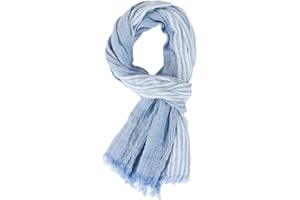 REHJJDFD Men Striped Cotton Linen Scarf Male Warm Tassel Scarves Shawl