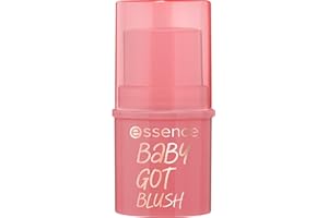 ‎ESSENCE COSMETICS essence baby got blush 30 rosé all day Blush Stick, pink, natürlich, vegan, strahlend frisch, Expressergebnis, cremige Textur, definierend, 5,5 g