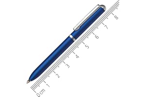 ONLINE stylo bille Mini Portemonnaie Bleu, rétractable, recharge standard D1 bleu, indélébile, petit stylo à bille - seulement 8 cm