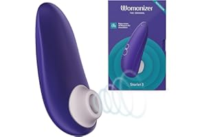 Womanizer Starlet 3 Succionador de clítoris feminino | Estimulador Vibrador mujer con 6 niveles de intensidad | Juguetes eróticos para pareja sexuales | Añil