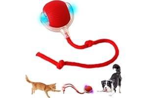 YISKY Giocattolo interattivo per gatti, Palla Interattiva per Cani Che Rotola, Palla Elettrica per gatti, Giocattolo automatico per gatti, Indoor Cat Toys, Palla Rotante a 360° adatta per gatti e cani (B)