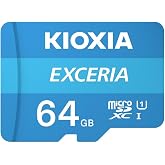 KIOXIA EXCERIA 64GB microSDXC Hafıza Kartı &ndash; UHS-I U1 C10, 100MB/s Okuma, Full HD