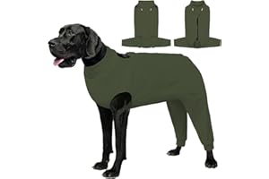 AOFITEE Extra Large Dog Recovery Sleeve, Dog Recovery Suit for Hind Legs, Anti Licking Hind Leg Sleeve for Female Male Dogs, Pet Wound Cover for Rear Leg and Abdomen, Dogs Cone Alternative, XL