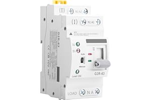 Jadeshay Interruptor de Transferencia Automática de Doble Potencia ATS Alimentación Ininterrumpida Cambio Automático AC220V 63A Interruptor Selector Eléctrico para Domésticas e Industriales