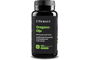 Oreganoolja 80% Karvakrol & 2% Tymol - Ekologisk Olivolja - 120 Kapslar