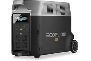 EF ECOFLOW ECOFLOW DELTA Pro Portable Home Battery, Expandable Portable Power Station, 3.6kWh-25kWh, Huge 3600W AC Output, Solar Generator For Home Backup, Travel, Outdoor Camping