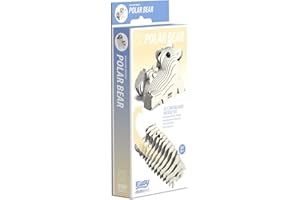 EUGY Modèle d'ours Polaire 3D : kit de Bricolage