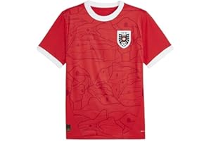 YUGXFHR Österreich Trikot Fußball Herren 2024 Trikot Heim Away Herren Euro 2024, Austria Fußball-Fans Trikot – Österreichische Fußball-Fans T-Shirt