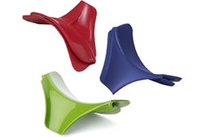 LURORA2021 Embudo de Sopa Herramientas de Embudo de Sopa Embudo de Vertido de Sopa Anti Derrame Boquilla para Sopa para Sartén Tamaño Universal Utensilios de Cocina para Ollas,Sartenes,Cuencos Antiderrame 3PCS