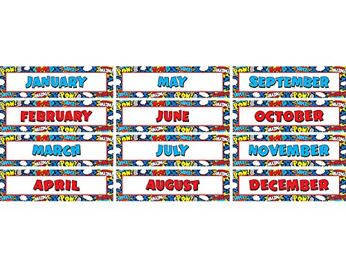 Preisvergleich Produktbild Teacher Created Resources Superhero Monthly Headliners (5590) by Teacher Created Resources