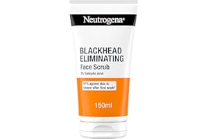 Neutrogena Blackhead Eliminating Face Scrub (1x 150ml), Gentle Face Care with 2% Salicylic Acid, Oil-Free Exfoliator to Help Reduce Blackheads from Day 1, Suitable for Blackhead-Prone Skin