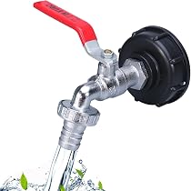 Passacavo Per Serbatoio IBC 1000L Con Rubinetto 3/4'' – Connettore Per Acqua Piovana
